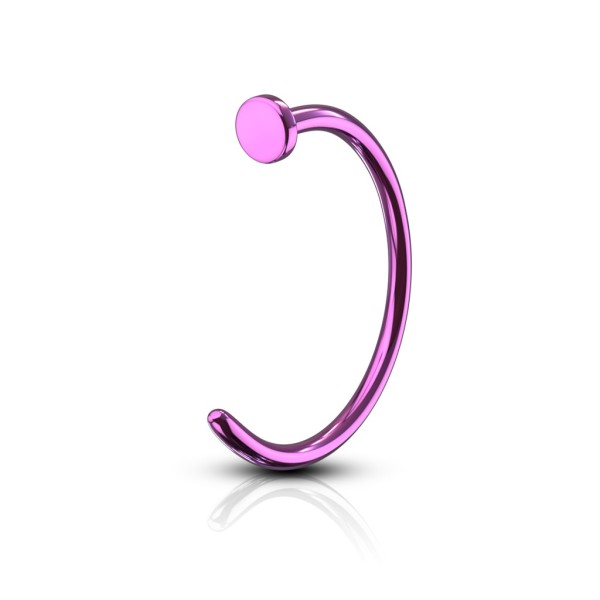Tapsi´s Coolbodyart®| Nasen Piercing Ring aus Chirurgenstahl 316L mit Titan IP