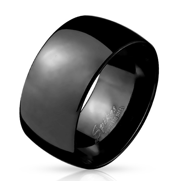 Edelstahl Ring Fingerring Trauring Ehering Verlobungsring schwarz