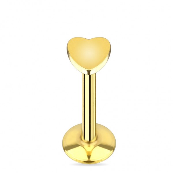 Labret Stud Cartilage Chirurgenstahl in gold, schwarz, roségold, stahl-silber