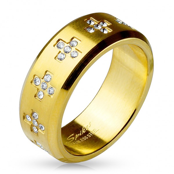 Damen Herren Fingerring Ring Statementring aus Edelstahl