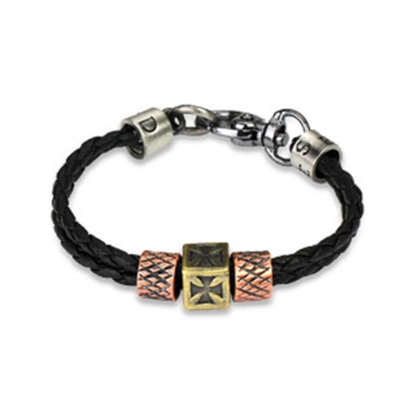 Tapsi´s Coolbodyart®| Armband Leder Mit Tribal Charm Keltik Kreuz