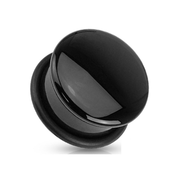 Coolbodyart Achat Single Flare Plug schwarz mit O-Ring