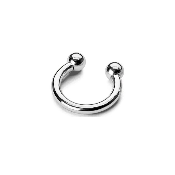 Piercing Horseshoe Ring Chirurgenstahl silber verschiedene Längen und Stärken