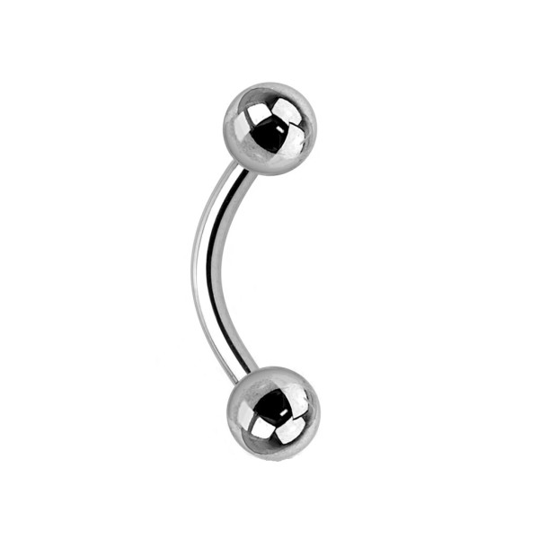 Tapsi´s Coolbodyart® Piercing Barbell Augenbrauenpiercing Titan Stabstärke 1.2mm