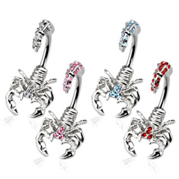 Bauchnabel Piercing "Skorpion" Exklusiv 4 Farben