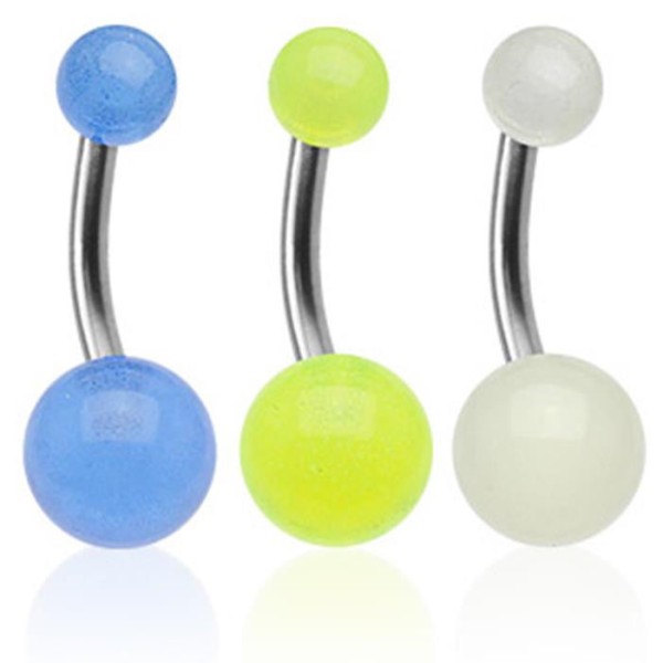 Titan Bauchnabel Piercing UV Ultra "Glow" Must Have